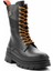Black Hakiki Deri Kadın Bot & Bootie HD0777066103 3