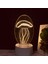 3D LED Gece Lambası Akrilik Denizanası Lamba Uzaktan Kumanda 3D Illusion Lamba Sevgililer Günü Ev Dekorasyon Işık - Stil O (Yurt Dışından) 1