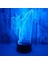 Yaratıcı 3D Tekvando Gece Lambası 16 Renk Değiştirme Uzaktan Kumanda Dokunmatik Anahtarı Dekor Optik Illusion Lamba LED Masa Masa Lambası Çocuk Noel Doğum Günü Hediyesi (Stil O) (Yurt Dışından) 1