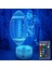 Futbol Gece Işıkları 3D LED Illusion Lamba 7 Renk USB ile Çalışan Dokunmatik Lamba Uzaktan Kumanda ile Gece Işığını Değiştirme En Iyi Doğum Günü (Stil F) (Yurt Dışından) 1