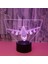 Uçak Gece Lambası 3D Illusion Lambası 7 Renk Değişen Dokunmatik Kontrol LED Masa Masa Dekoru Lambaları Çocuk Boys Için Noel Doğum Günü Hediyeleri Pilot Uçak Sevgilisi (Stil A) (Yurt Dışından) 4