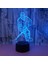 3D Gece Işıkları Buz Hokeyi Atlet 3D Illusion Başucu Lambası Uzaktan Kumanda ile Değişen 16 Renk Erkekler Kadınlar Için En Iyi Doğum Günü Hediyeleri (Stil U) (Yurt Dışından) 4