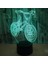 3D LED Başucu Gece Lambası Bisiklet Şekli USB Masa Lambası 16 Renk Değişimi Bisiklet Ev Dekor Yatak Odası Uyku Aydınlatma Hediyeler Uzaktan Kumanda (Stil 19) (Yurt Dışından) 3