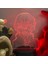 3D Anime Ghoul Illusion Lamba ile 16 Renkli Uzaktan Kumanda 3D LED Gece Lambası Çocuk Odası Için Dekoratif Lamba --- C1(Siyah Koltuk) (Yurt Dışından) 1