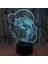 3D Balıkçılık Balık Gece Lambası Lambası Illusion Gece Lambası 7 Renk Değiştirme Dokunmatik Anahtarı Masa Danışma Dekorasyon Lambaları Hediye Akrilik Düz (Yurt Dışından) 3