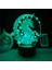 LED Gece Lambası Unicorn Serisi 3D Illusion Lamba Çocuk Yatak Odası Için 16 Renkli Uzaktan Kumanda Dekoratif Işıklar - Desen G (Siyah Koltuk) (Yurt Dışından) 1