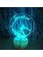 3D Sörf Gece Lambası 16 Renk Değiştirme Uzaktan Kumanda Dokunmatik Anahtarı Dekor Optik Illusion Lamba LED Masa Masa Lambası Çocuk Noel Doğum Günü Hediyesi (Stil Q) (Yurt Dışından) 3