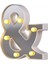 LED Marquee Harf Işıkları 26 Alfabe Light Up Harfler Burcu Gece Lambası Düğün Doğum Günü Partisi Noel Lambası Ev Bar Dekorasyonu Için Mükemmel (Sembol Ve) (Yurt Dışından) 1