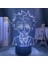 3D Illusion Gece Lambası Anime Karakter Masa Lambası USB Powered 7 Renk LED Işık Dokunmatik Anahtarı ile Çocuklar Için Hediye Yatak Odası Dekoru (Yurt Dışından) 1