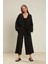 Keten Kimono Siyah 5