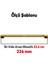 Mobilya Banyo Mutfak Dolabı Çekmece Dolap Kapak Kulpu Kulbu Altın Gold 224 mm Metal Kulp 2