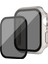 Apple Watch Serisi 6/5/4 / Se / Se (2022) 44MM Sert Pc Mat Saat Kılıfı Kapak Anti-Spy Temperli Cam Film (Yurt Dışından) 2
