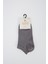 Kadın Gri Pamuklu Soket Çorap 855 Spr 0003-VAL Bn Ptk Crp 36-40 2lı Set 1