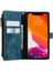 Iphone 12/12 Pro Telefon Kılıfı Şok Geçirmez Fermuarlı Cep Cüzdanı Kap Kapağı Pu Deri Standı Telefon Kasası Birden Fazla Kart Yuvası Mavisi (Yurt Dışından) 4