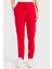 Kadın Beli Bağcıklı Cepli Eşofman Pantolon Kırmızı 1