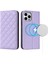 Iphone 12/12 Pro Telefon Kılıfı Manyetik Telefon Kılıfı Pu Deri Kart Tutucu Stand Kapağı Magsafe-Purple ile Uyumlu (Yurt Dışından) 1