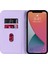 Iphone 12/12 Pro Telefon Kılıfı Manyetik Telefon Kılıfı Pu Deri Kart Tutucu Stand Kapağı Magsafe-Purple ile Uyumlu (Yurt Dışından) 2