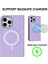 Iphone 12/12 Pro Telefon Kılıfı Manyetik Telefon Kılıfı Pu Deri Kart Tutucu Stand Kapağı Magsafe-Purple ile Uyumlu (Yurt Dışından) 4