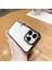 Iphone 12/12 Pro Glitter Kamera Çerçevesi Şeffaf Tpu+Pc Kapak Telefon Kılıfı - Siyah (Yurt Dışından) 2