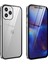 Iphone 12/12 Pro Kasa Manyetik Kurulumu Metal Kenarı+Çift Taraflı Temperli Cam Kapak Silver (Yurt Dışından) 1