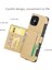 Shouhushen Pu Deri Kaplamalı Pc Tpu Iphone 12 Pro/iphone 12 Için Fırçalı Kapak - Altın (Yurt Dışından) 3