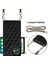 Iphone 12/12 Pro-Black Için Zincir Kradard ile Dikiş Rhombus Karşıtı Koruyucu Hibrit Kapak Kılıfı (Yurt Dışından) 3