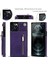 Iphone 12/12 Pro Telefon Kılıfı Şok Geçirmez Kickstand Tasarım Pu Deri Kaplamalı Tpu Hibrid Kılıflı Telefon Kabuğu Landard -Purple (Yurt Dışından) 2