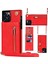 Iphone 12/12 Pro Telefon Kılıfı Şok Geçirmez Kickstand Tasarım Pu Deri Kaplamalı Tpu Hibrit Kılıflı Telefon Kabuğu Landard -Red (Yurt Dışından) 1