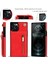 Iphone 12/12 Pro Telefon Kılıfı Şok Geçirmez Kickstand Tasarım Pu Deri Kaplamalı Tpu Hibrit Kılıflı Telefon Kabuğu Landard -Red (Yurt Dışından) 2