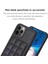 Iphone 12/12 Pro Card Tutucu Kickstand Telefon Kasası Pu Derılı Kaplamalı Tpu Kapak Black (Yurt Dışından) 3