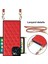 Iphone 12 Pro Max - Red Için Zincir Kordon Dikişli Eşkenar Dörtgen Şok Geçirmez Koruyucu Telefon Kasası - Kırmızı (Yurt Dışından) 3