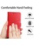 Iphone 12/12 Pro Phone Case Için Çizilmeye Dayanıklı Şık Y Şeklinde Hat Baskı Pu Deri Telefon Kılıfı Cüzdan Kabuk Stand Kapağı -Red (Yurt Dışından) 4