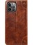 Iphone 12/12 Pro Telefon Kılıfı Basit Stil Güçlü Otomatik Ahmed Pu Deri+Tpu Kasa Cüzdan Stand Şok Geçirmez Telefon Kabuğu -Khaki (Yurt Dışından) 4