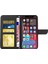 Iphone 12/12 Pro Telefon Kılıfı Rhinestone Dekor Cilt Touch Pu Deri Kapak Kelebek Çiçekleri Baskılı Telefon Stand Cüzdan Kılıf Omuz Kayışı Black (Yurt Dışından) 4