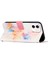 Iphone 12/12 Pro Mezar Desen Şok Desen Pu Deri Deri Stand Kılıf Milky Yol Mermer Beyaz LS004 (Yurt Dışından) 4