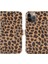 Iphone 12 Pro/12 Için Leopar Desen Deri Kapağı - Kahverengi (Yurt Dışından) 1