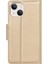 Iphone 12/12 Pro Stand Phone Case Pu Derisi+Tpu Çizilmeye Dayanıklı Cüzdan Kapağı-Altın (Yurt Dışından) 4