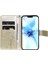 Iphone 12/12 Pro Telefon Kılıfı Için Baskılı Kedi ve Ağaç Deseni Pu Deri Cüzdan Stand -Gold ile Telefon Kılıfı (Yurt Dışından) 4