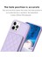 Iphone 12 Pro Maks Kart Yuvaları Için Kickstand Telefon Anti-Çizelge Kılıfı Deri Kaplamalı Tpu Kapak Morası (Yurt Dışından) 3