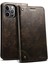 Iphone 12/12 Pro Telefon Kılıfı Için Basit Stil Güçlü Otomatik Ahmed Pu Deri+Tpu Kasa Cüzdan Stand Şok Geçirmez Telefon Kabuğu -Black (Yurt Dışından) 1
