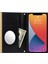 El Çantası Izgara Doku Telefon Çantası Deri Telefon Stand Kılıfı Iphone 12/12 Pro-Black Için Makyaj Aynası (Yurt Dışından) 4