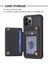 Iphone 12/12 Pro Card Tutucu Kickstand Telefon Kasası Pu Derılı Kaplamalı Tpu Kapak Black (Yurt Dışından) 4