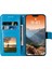 Baskılı Mandala Çiçek Cüzdan Deri Deri Flip Kapak Iphone 12 Pro Max 6.7 Inç - Mavi (Yurt Dışından) 4
