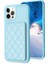 Iphone 12 Pro Maks Kart Yuvaları Için Kickstand Telefon Anti-Çizelge Kılıfı Deri Kaplamalı Tpu Kapak Mavisi (Yurt Dışından) 2