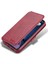 Iphone 12 Pro/iphone 12 Için Cüzdan Deri Stand Kılıfı - Kırmızı (Yurt Dışından) 2