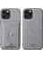 Iphone 12 Pro Maks Deri Kaplamalı Tpu Telefon Kılıfı Kart Tutucu Grey ile Hareketli Manyetik Emilim Arka Kapak (Yurt Dışından) 1