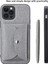 Iphone 12 Pro Maks Deri Kaplamalı Tpu Telefon Kılıfı Kart Tutucu Grey ile Hareketli Manyetik Emilim Arka Kapak (Yurt Dışından) 2