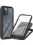 Iphone 12/12 Pro - Siyah Için Pet Ekran Koruyucu ile Tam Kapsama Pc+Tpu Telefon Koruma Kılıfı (Yurt Dışından) 1