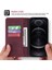 Iphone 12/12 Pro Telefon Kılıfı Retro Style Pu Deri Cüzdan Kılıfı Görüntüleme Standı Manyetik Otomatik Absorbed Flip Cover -Wine Kırmızı (Yurt Dışından) 3