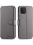 Iphone 12 Pro/iphone 12 Için Cüzdan Deri Stand Kılıfı - Gri (Yurt Dışından) 1